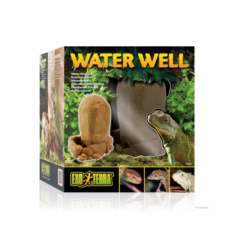 Exo Terra Water Well Bebedero Roca para reptiles, , large image number null